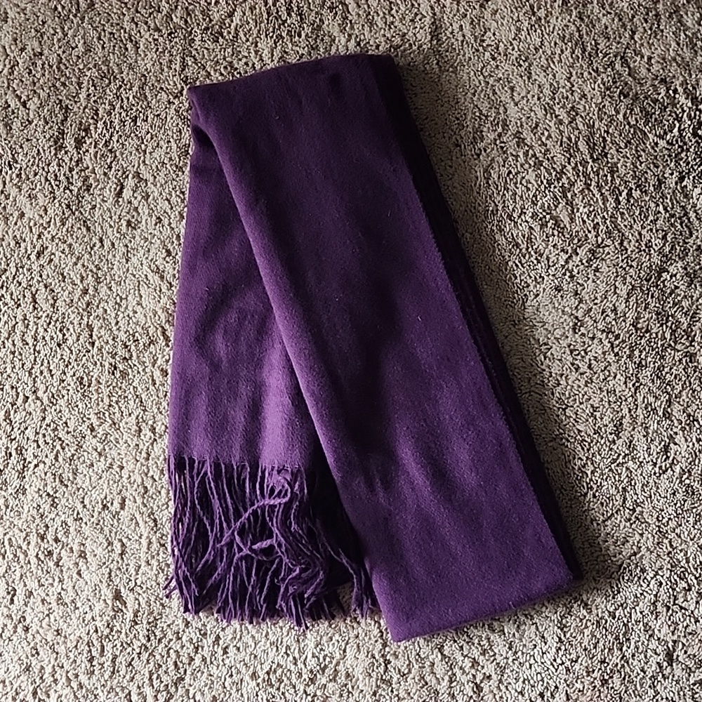 Plum thick scarf sonoma